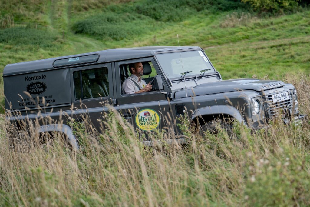 Land Rover Climbing Hill